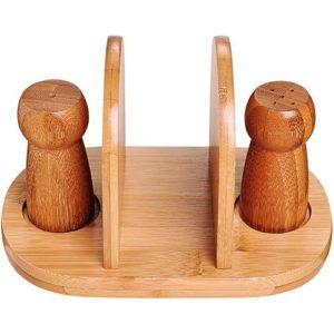 Conjunto de Mesa em Bambu 3 Pçs - Mor