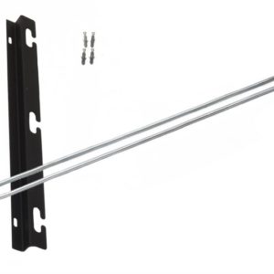 Suporte Preto para Espetos c/ 2 Barras - Artmill