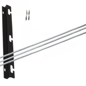 Suporte Preto para Espetos c/ 3 Barras - Artmill